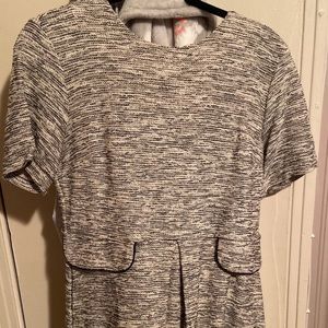 *SOLD* Black & White Sweater Dress